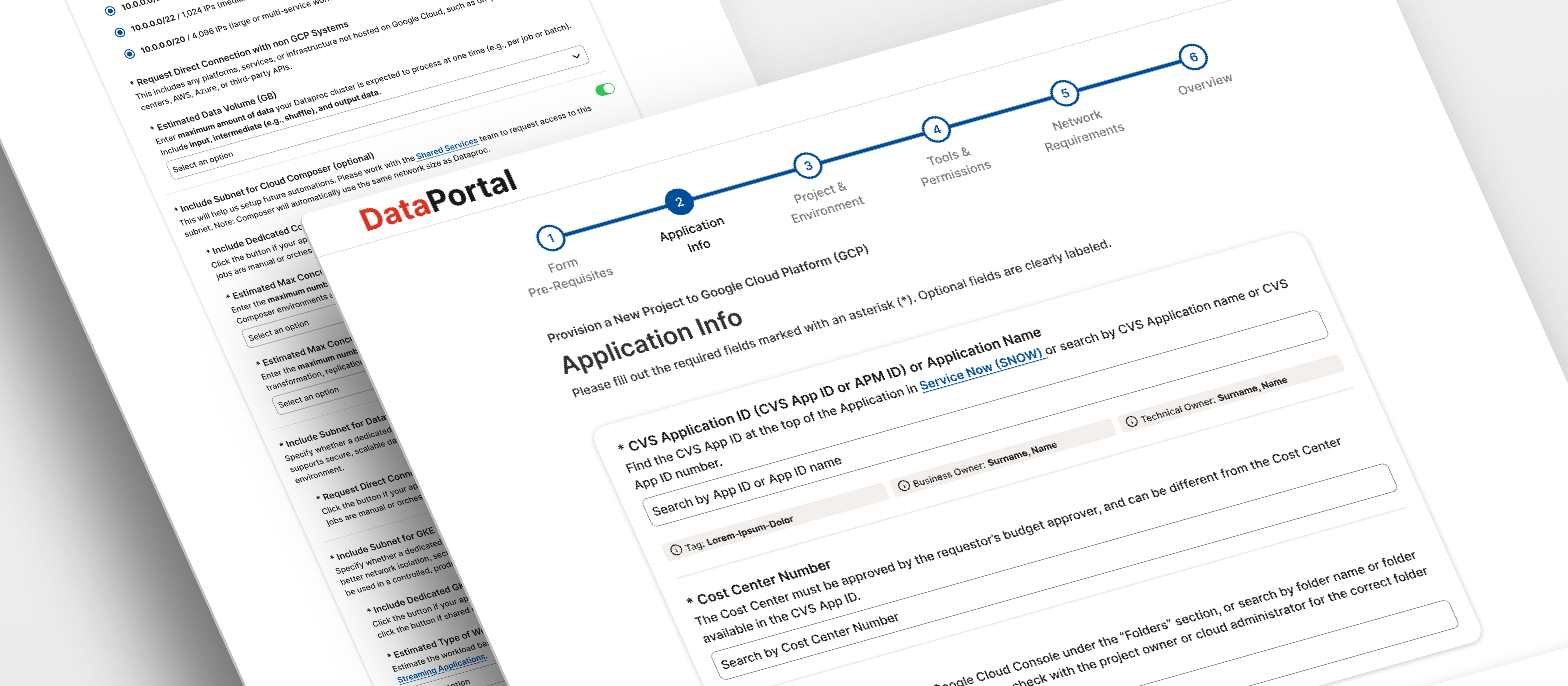 Unified Provisioning to GCP — case study cover mockup showing the redesigned provisioning form